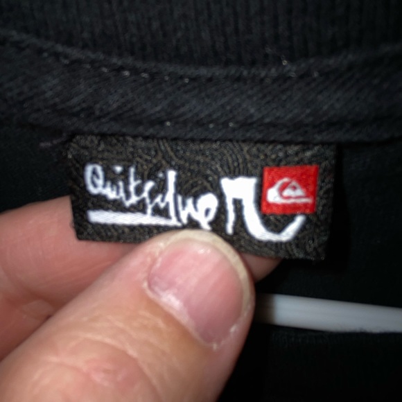 Quicksilver t-shirt black, multi-colored. - Picture 2 of 3